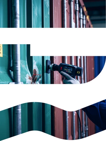 Профессиональный осмотр контейнеров, выявление дефектов