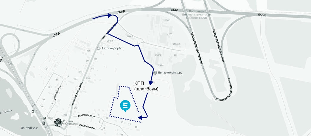 Схема проезда