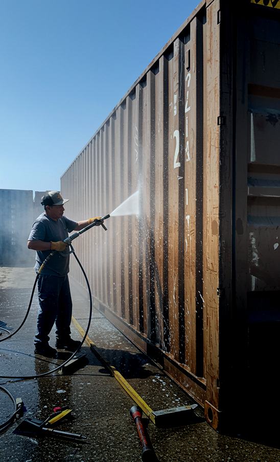 Мойка и ремонт контейнеров