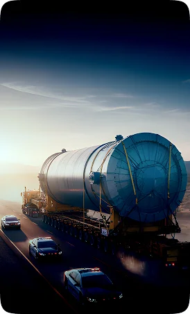 Перевозка крупногабаритных и тяжеловесных объектов