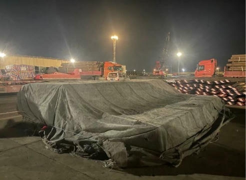 建筑行业钢板运输